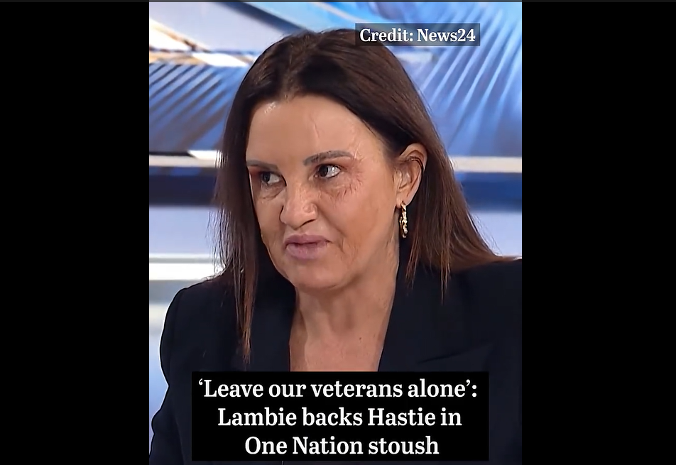 Lambie Attacks Hanson Over Social Media Cartoons