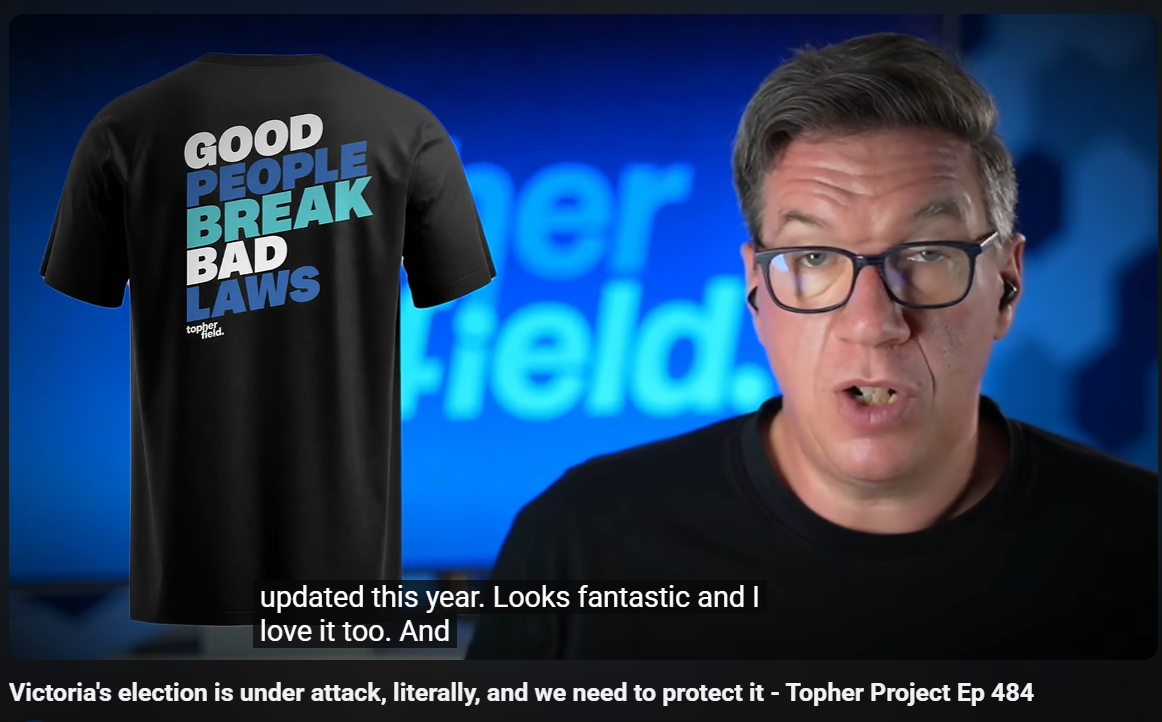 Topher Field Video on Victorian Election